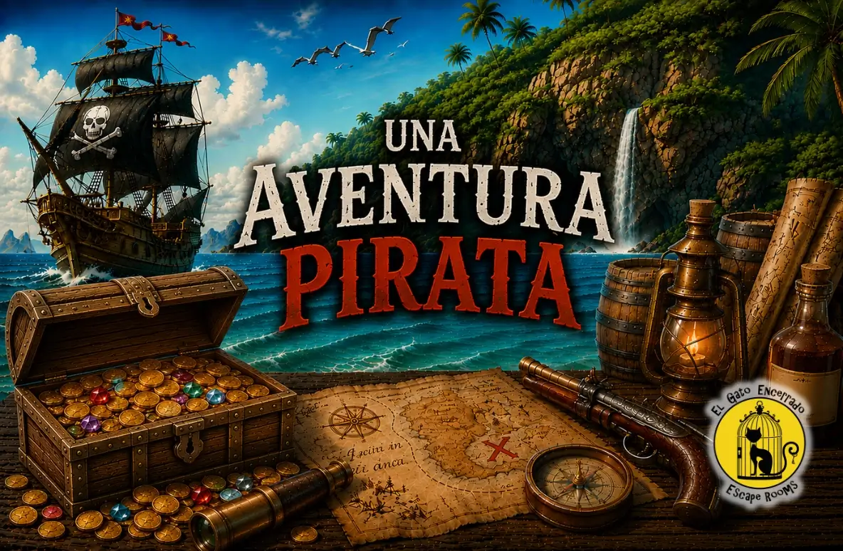 Una Aventura Pirata: Escape Room infantil a domicilio